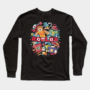 Roblox Kids Vibrant Long Sleeve T-Shirt